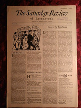 SATURDAY REVIEW January 21 1933 George S. Kaufman John Corbin Robert E. Spiller - £11.37 GBP