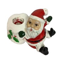 Christmas Santa Candle Holder Lego Company Japan 3&quot; H x 4&quot; L x 2.5&quot; W - £8.81 GBP