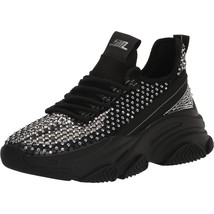 Steve Madden Women Chunky Dad Sneakers Phantom Size US 6 Black Embellished - £47.50 GBP