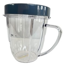 Replacement Nutribullet Short Cup Mug 18 oz Lip Ring Handle Handheld Plastic - £8.69 GBP