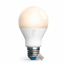 Ring A19 Smart LED Light Bulb Dimmable Neutral White 800 Brightness Lumens - £30.27 GBP
