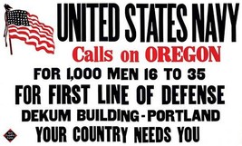 United States Navy calls on Oregon by Wells Fargo &amp; Co. - Art Print - £17.19 GBP+