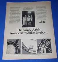 Iida Banjo Pickin&#39; Magazine Photo Clipping Vintage November 1977 - £11.80 GBP