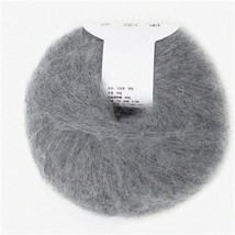 Rose Petal Soft Angora Mohair Wool Yarn - Luxurious DIY Knitting Kit for... - $34.60