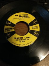 Frankie Laine,All Of These --And More /  Annabel Lee Columbia 4-41106, cleaned - £2.33 GBP