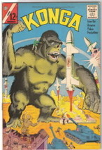 Konga Movie Comic Book #9, Charlton Comics 1962 VERY FINE- - £40.26 GBP