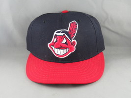 Cleveland Indians Hat (VTG) - New Era Authentic Collection - Fitted 6 3/4 - £51.14 GBP
