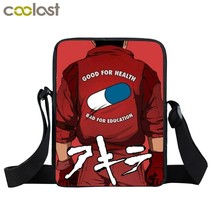 Japanese Anime AKIRA Shotaro Kaneda Messenger Bag Neo Tokyo Fashionable shoulder - £51.31 GBP