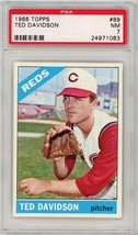 1966 Topps Ted Davidson #89 PSA 7 P1345 - $14.85