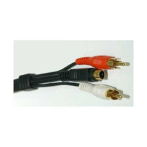 S-Video and Coaxial audio video cable 50 foot - £24.94 GBP