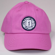 PGA Tour Women&#39;s Adjustable Golf Hat PINK With Floral Patch New Baseball... - €9,82 EUR