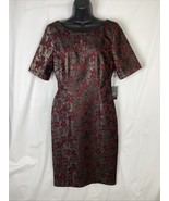 Adrianna Papell Floral Midi Multicolor Womens Dress Size 10 NWT - $71.24
