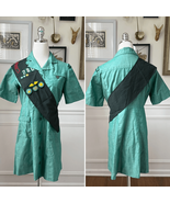 Vintage 50s Girl Scout Uniform and Sash Womens Small Medium S M - $74.92 CAD