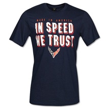 C8 Corvette In Speed We Trust Navy Blue T-Shirt - Front Print Only - £23.58 GBP