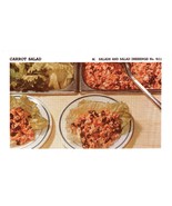 Vintage 1950 Carrot Salad Print Cover 5x8 Crafts Food Decor - €17,11 EUR