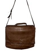 Hobo International Brown Leather Flap Messenger Bag - $67.68 CAD