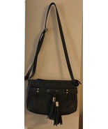 Nicole Miller ladies black tassel crossbody bag - $406.39 MXN