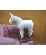 TNE-BUR-454) Burro Donkey Mule TAGUA NUT Figurine carving VEGETABLE love... - £21.38 GBP