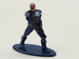 Marvel Nano Metalfigs Nick Fury 1.65&quot; Diecast Metal Figure Wave 3 Jada Toys 2020 - £6.01 GBP