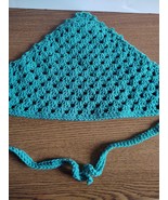 Hand Crocheted Triangle Kerchief Bandana - $13.54 CAD