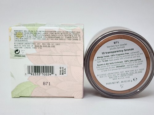Clinique Blended Face Powder 10 Transparency Bronze Item image 3