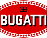 Bugatti Oval Laser Cut Logo Metal Sign - $59.35