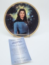 Star Trek Counselor Deanna Troi Hamilton Collectors Plate - £21.90 GBP