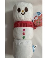 Bark Box Christmas Toasty the Snowman Dog Toy Crinkle Squeaker Barkbox  - £15.94 GBP+