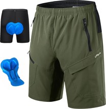 Men&#39;S Quick-Dry, Lightweight, 3D-Padded, Baggy Riding Cycling Shorts For - $44.99