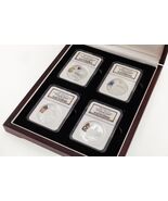 2008 Pechino Olimpiadi 4 Moneta Argento Set Serie II 2 NGC PF70 W/ Box - €540,97 EUR