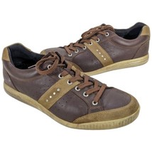 ECCO Street Premier Brown Leather Spikeless Hybrid Golf Shoes EUR 46 Mens US 13 - £39.78 GBP