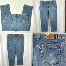 Levis 540 Vtg Denim Jeans sz 48 x 32 True Fit Mens Relaxed Hi Waist Stonewashed - £36.42 GBP
