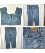 Levis 540 Vtg Denim Jeans sz 48 x 32 True Fit Mens Relaxed Hi Waist Ston... - $46.23