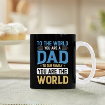 Ceramic Mug – Father&#39;s Day - World - 11 oz White Coffee Mug - $13.47