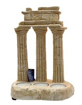 Ruins Columns Temple of Apollo Delphi Candle Holder Ancient Greece Sculp... - $49.80