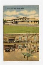 Service Club Fort Devens Massachusetts 1942 Free Frank Postcard - $8.91
