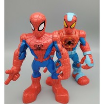 Playskool Heroes Marvel Spiderman Adventures Leg Squeeze Spiderman Figures - £11.43 GBP