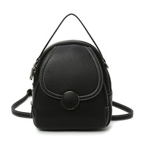 New Designer Fashion Women Leather Backpack Mini Soft Touch Multi-Function Small - £44.97 GBP