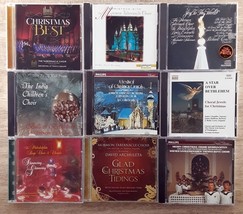 Christmas Choir CD Lot of 9 Vienna Tabernacle India Children&#39;s Philadelphia - £14.00 GBP