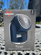 Vornado Flippi V6 Compact Oscillating Vortex Airflow Circulator Fan BLUE - £11.19 GBP