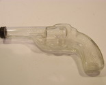 AVOR CLEAR GLASS GUN W/ METAL LID 3 1/4 OZ. CANDY HOLDER MAN CAVE - £17.72 GBP