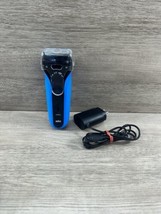 Braun 5409 Wet Dry Rechargeable Electric Razor Blue Black with Charger - $19.79