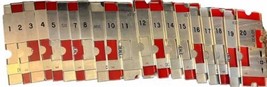 Vintage Duplicate Bridge Boards 1-20 A-E Aluminum Felt “J-R Official” In... - $59.39