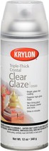 Krylon I00500A07 12-Ounce Triple Thick Clear Glaze Aerosol Spray,High-Gloss - £9.40 GBP