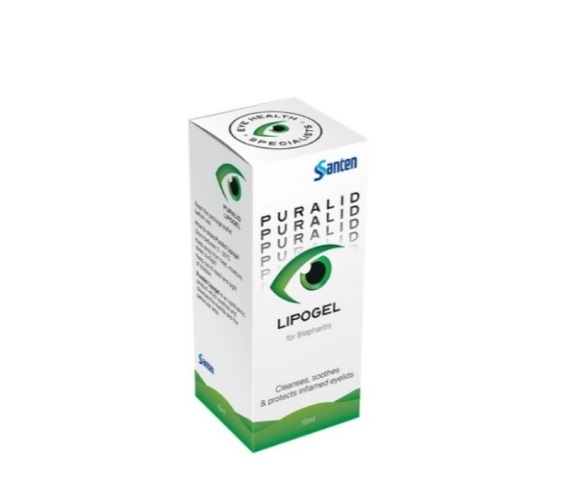 Puralid lipogel, 15 ml eye gel, which is used for eyelid hygiene - $34.44