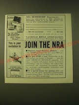 1966 NRA National Rifle Association Ad - This is your invitation to join the NRA - £14.55 GBP
