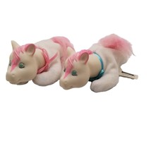 Pony Surprise Pony Horse Babies Hasbro Lot Of 2 White Pink 1994  #8783  90s Toys - £14.02 GBP