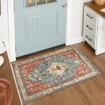 Lahome Boho Tribal Area Rug - 2X3 Persian Distressed Small Entryway Rug Doormat - £31.32 GBP