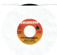 Men At Work Who Can It Be Now 45 RPM Record 1981 with Sleeve - $15.00