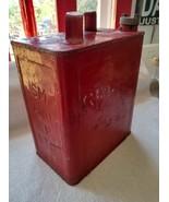 SM and BP LTD, Mexico Shell gas can, w/lid original paint, Petroleum spirit - $75.00
